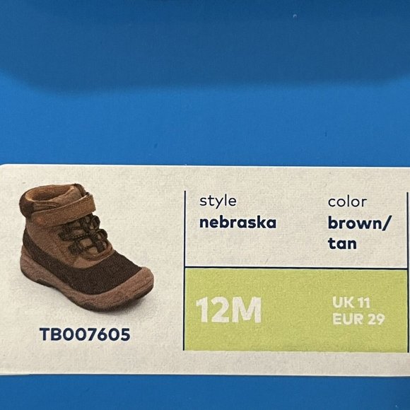 Stride Rite Boys Girls Nebraska Boots Size 12 Brown Adjustable Medium-Wide Width - Picture 9 of 16